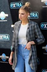 CHARLOTTE MCKINNEY and Danny Abeckaser on the Set of Extra in New York 02/01/2018