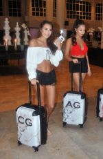 CHLOE, AMELIA and LAURYN GOODMAN Arrives in Thailand 02/02/2018