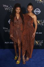 CHLOE and HALLE BAILEY at A Wrinkle in Time Premiere in Los Angeles 02/26/2018