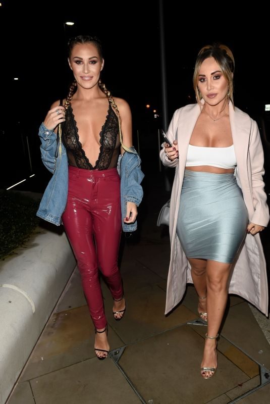 CHLOE and LAURYN GOODMAN at Menagerie Bar and Restaurant in Manchester 02/17/2018