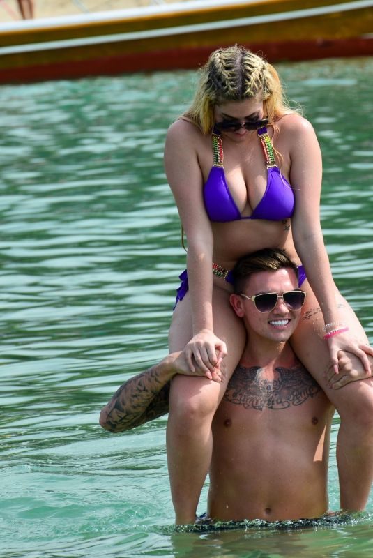 CHLOE FERRY in Bikini and Sam Gowland on the Beach in Thailand 01/22/2018