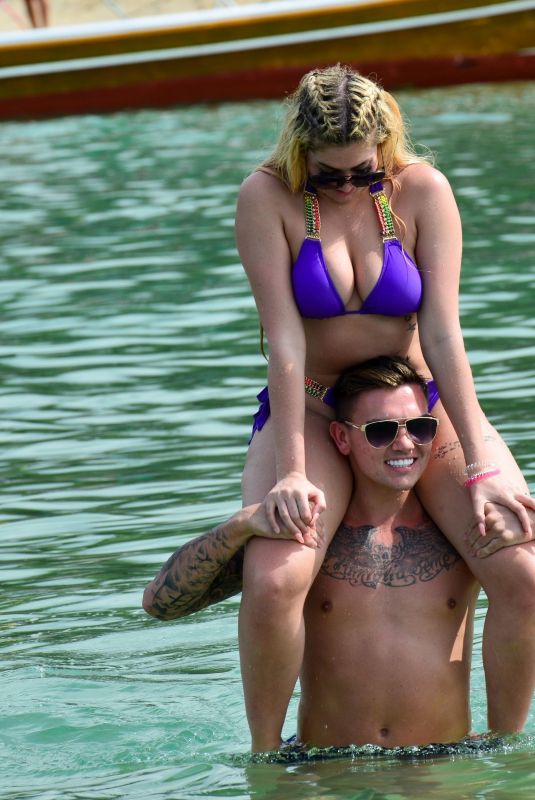 CHLOE FERRY in Bikini and Sam Gowland on the Beach in Thailand 01/22/2018