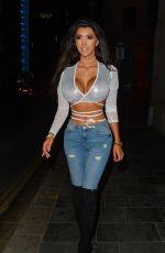 CHLOE KHAN Night Out in Liverpool 02/15/2018