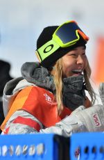 CHLOE KIM at Pyeongchang 2018 Winter Olympic Games at Phoenix Snow Park 02/13/2018