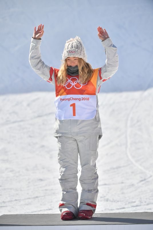 CHLOE KIM at Pyeongchang 2018 Winter Olympic Games at Phoenix Snow Park 02/13/2018