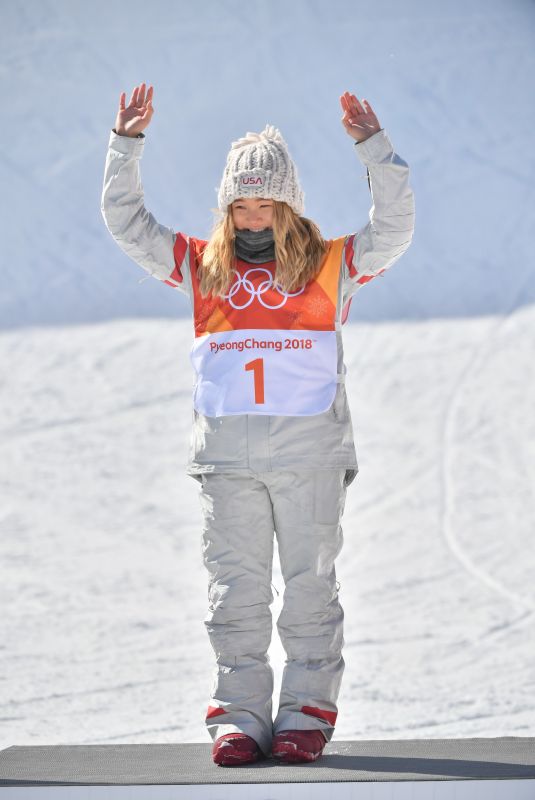 CHLOE KIM at Pyeongchang 2018 Winter Olympic Games at Phoenix Snow Park 02/13/2018