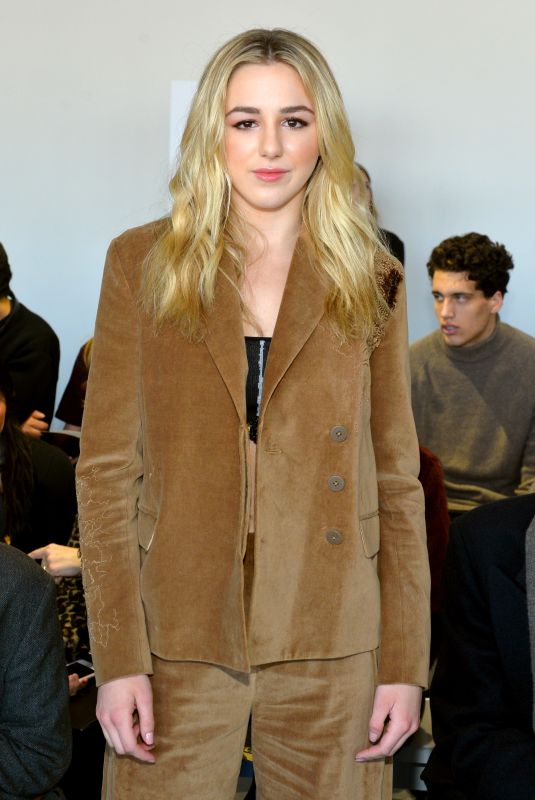 CHLOE LUKASIAK at Noon by Noor Fashion Show at New York Fashion Week 02/08/2018