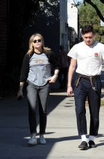 CHLOE MORETZ and Brookyln Beckham Out for Lunch in Studio City 02/04/2018