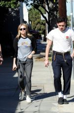 CHLOE MORETZ and Brookyln Beckham Out for Lunch in Studio City 02/04/2018