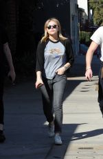CHLOE MORETZ and Brookyln Beckham Out for Lunch in Studio City 02/04/2018