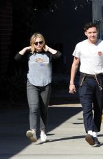 CHLOE MORETZ and Brookyln Beckham Out for Lunch in Studio City 02/04/2018