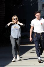 CHLOE MORETZ and Brookyln Beckham Out for Lunch in Studio City 02/04/2018