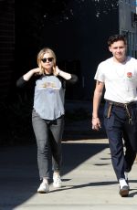 CHLOE MORETZ and Brookyln Beckham Out for Lunch in Studio City 02/04/2018