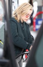 CHLOE MORETZ at a Gas Station in Los Angeles 02/27/2018