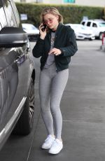 CHLOE MORETZ at a Gas Station in Los Angeles 02/27/2018