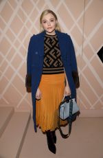 CHLOE MORETZ at Fendi Winter/Fall 2018/2019 Fashion Show in Milan 02/22/2018