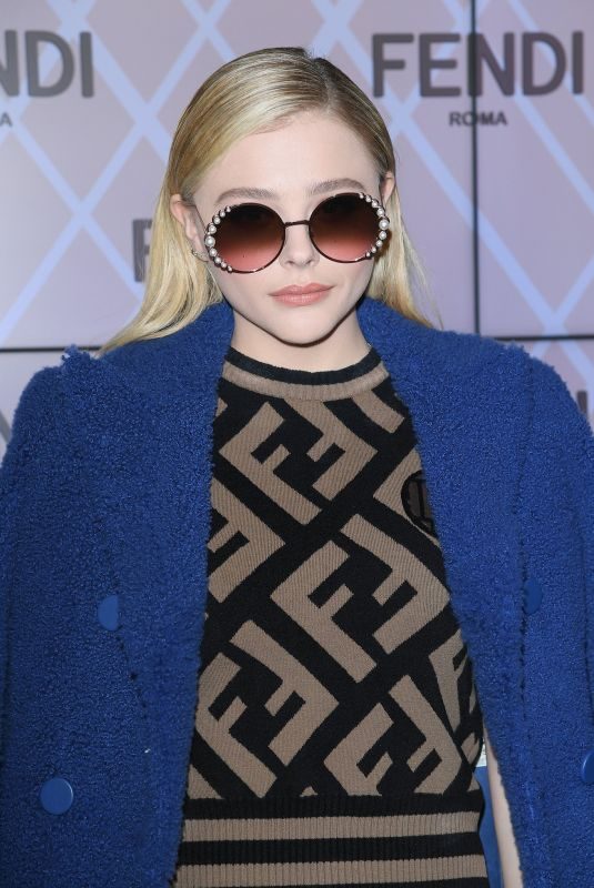 CHLOE MORETZ at Fendi Winter/Fall 2018/2019 Fashion Show in Milan 02/22/2018
