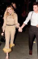 CHLOE MORETZ Celebrates Her 21st Birthday with Brooklyn Beckham in Los Angeles 02/03/2018