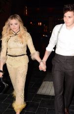 CHLOE MORETZ Celebrates Her 21st Birthday with Brooklyn Beckham in Los Angeles 02/03/2018