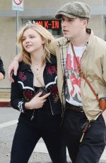 CHLOE MORETZ Celebrates Her Birthday with Brooklyn Beckham in Los Angeles 02/10/2018
