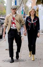 CHLOE MORETZ Celebrates Her Birthday with Brooklyn Beckham in Los Angeles 02/10/2018