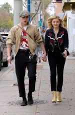 CHLOE MORETZ Celebrates Her Birthday with Brooklyn Beckham in Los Angeles 02/10/2018