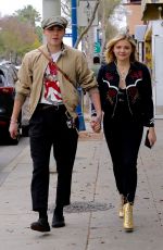 CHLOE MORETZ Celebrates Her Birthday with Brooklyn Beckham in Los Angeles 02/10/2018