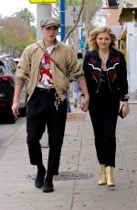 CHLOE MORETZ Celebrates Her Birthday with Brooklyn Beckham in Los Angeles 02/10/2018