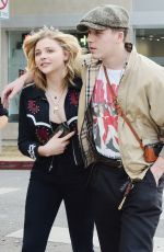 CHLOE MORETZ Celebrates Her Birthday with Brooklyn Beckham in Los Angeles 02/10/2018