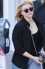 CHLOE MORETZ Out and About in Los Angeles 02/13/2018