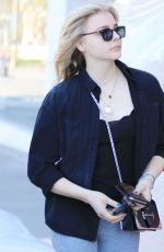 CHLOE MORETZ Out and About in Los Angeles 02/13/2018