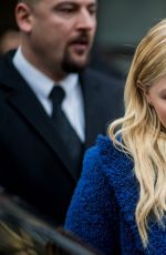CHLOE MORETZ Out at Milan Fashion Week 02/22/2018