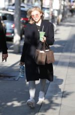 CHLOE MORETZ Out Shopping in Los Angeles 02/14/2018