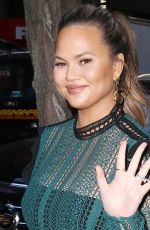 CHRISSY TEIGEN Arrives at Today Show in New York 01/31/2018