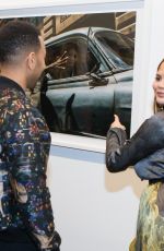 CHRISSY TEIGEN at Nabil Elderkin Exhibition in Los Angeles 02/15/2018