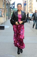 CHRISSY TEIGEN Leaves Her House in New York 02/27/2018