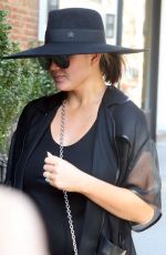 CHRISSY TEIGEN Out and About in New York 02/21/2018