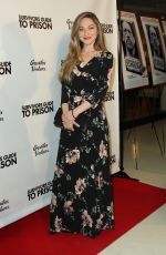CHRISTINA MCDOWELL at Survivors Guide to Prison Premiere in Los Angeles 02/18/2018