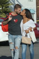 CHRISTINA MILIAN and Matt Pokora Shopping for Sporting Goods in Los Angeles 02/06/2018