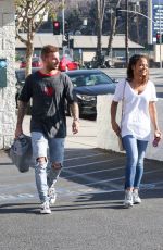 CHRISTINA MILIAN and Matt Pokora Shopping for Sporting Goods in Los Angeles 02/06/2018