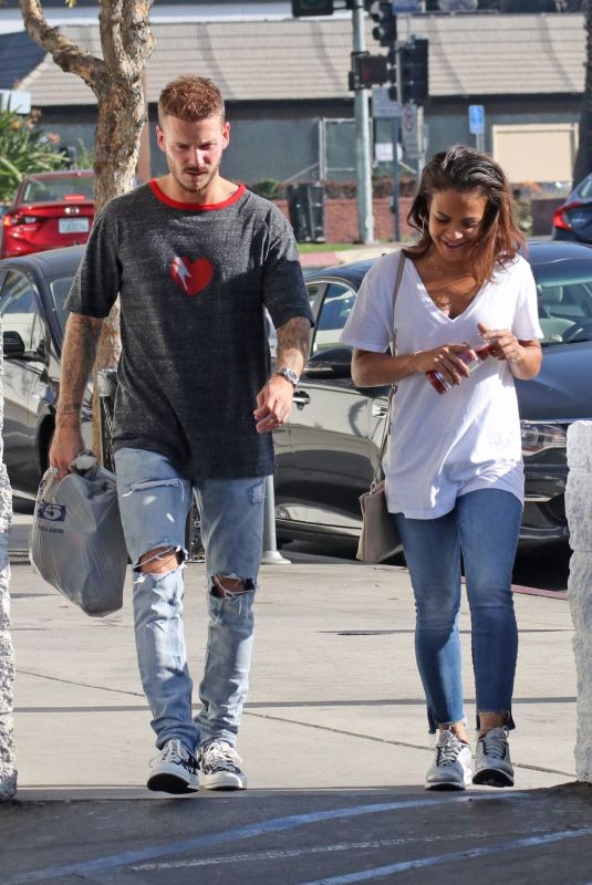 CHRISTINA MILIAN and Matt Pokora Shopping for Sporting Goods in Los Angeles 02/06/2018