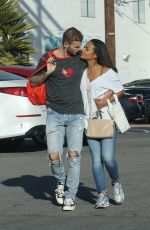 CHRISTINA MILIAN and Matt Pokora Shopping for Sporting Goods in Los Angeles 02/06/2018