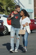 CHRISTINA MILIAN and Matt Pokora Shopping for Sporting Goods in Los Angeles 02/06/2018