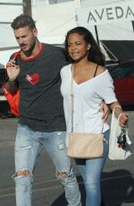 CHRISTINA MILIAN and Matt Pokora Shopping for Sporting Goods in Los Angeles 02/06/2018