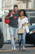 CHRISTINA MILIAN and Matt Pokora Shopping for Sporting Goods in Los Angeles 02/06/2018