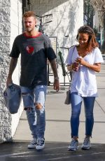 CHRISTINA MILIAN and Matt Pokora Shopping for Sporting Goods in Los Angeles 02/06/2018