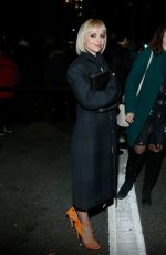 CHRISTINA RICCI at Calvin Klein Show at New York Fashion Week 02/13/2018