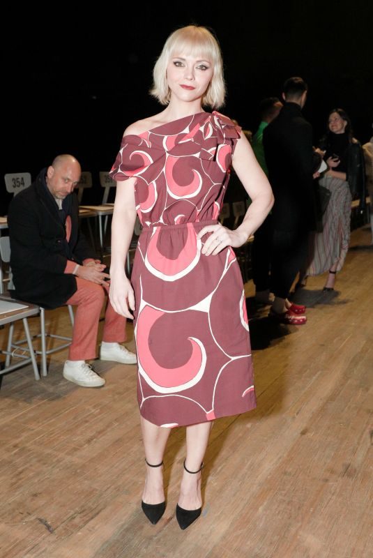 CHRISTINA RICCI at Marc Jacobs Fashion Show at NYFW in New York 02/14/2018
