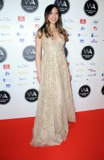 CHRISTINE ALLADO at Whatsonstage Awards in London 02/25/2018