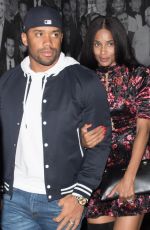 CIARA and Russell Wilson at Catch LA in West Hollywood 02/09/2018